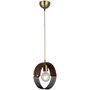 Opviq Manya - 52-01 Lámpara de Araña de Metal y Madera en Color Antigüedad
